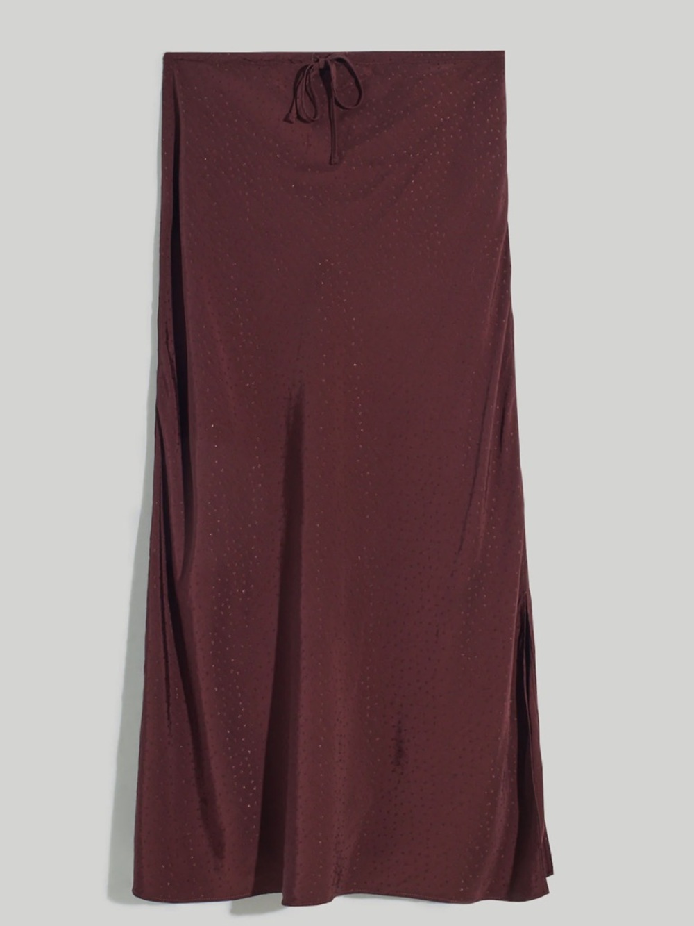 Madewell star jacquard midi slip skirt
